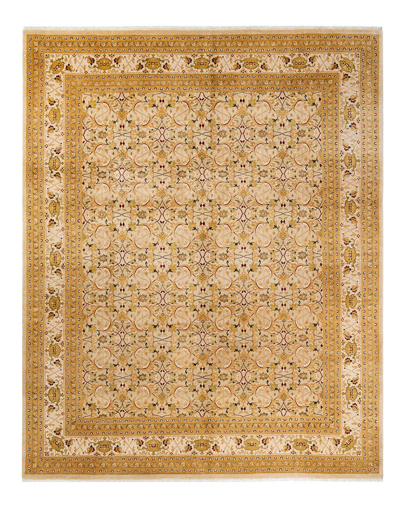One-of-a-Kind Imported Hand-Knotted Area Rug  - Ivory, 8' 2" x 10' 3" - Modern Rug Importers