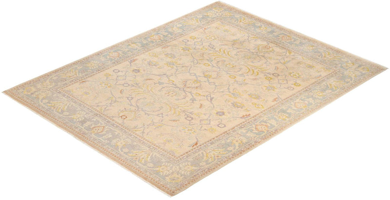 One-of-a-Kind Imported Hand-Knotted Area Rug  - Ivory, 8' 2" x 10' 3" - Modern Rug Importers
