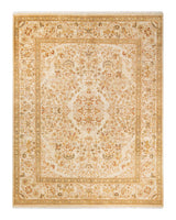 One-of-a-Kind Imported Hand-Knotted Area Rug  - Ivory, 8' 2" x 10' 4" - Modern Rug Importers