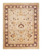 One-of-a-Kind Imported Hand-Knotted Area Rug  - Ivory, 8' 2" x 10' 4" - Modern Rug Importers