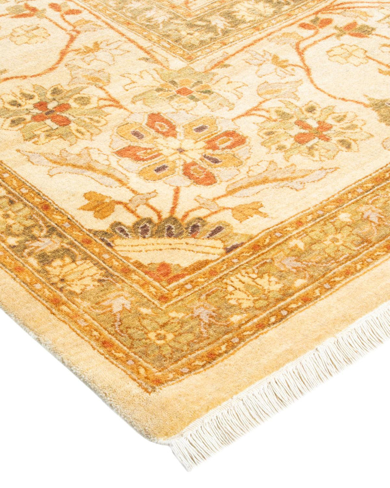 One-of-a-Kind Imported Hand-Knotted Area Rug  - Ivory, 8' 2" x 10' 4" - Modern Rug Importers