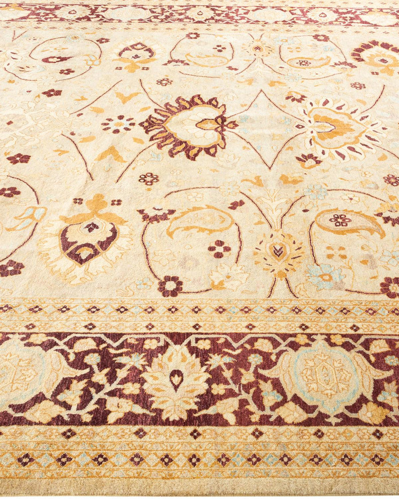 One-of-a-Kind Imported Hand-Knotted Area Rug  - Ivory, 8' 2" x 10' 4" - Modern Rug Importers