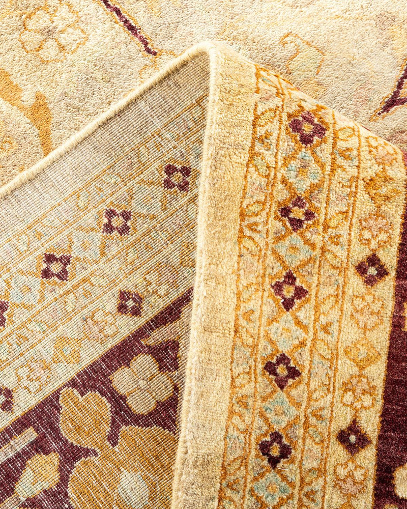 One-of-a-Kind Imported Hand-Knotted Area Rug  - Ivory, 8' 2" x 10' 4" - Modern Rug Importers