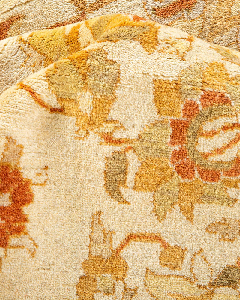 One-of-a-Kind Imported Hand-Knotted Area Rug  - Ivory, 8' 2" x 10' 4" - Modern Rug Importers