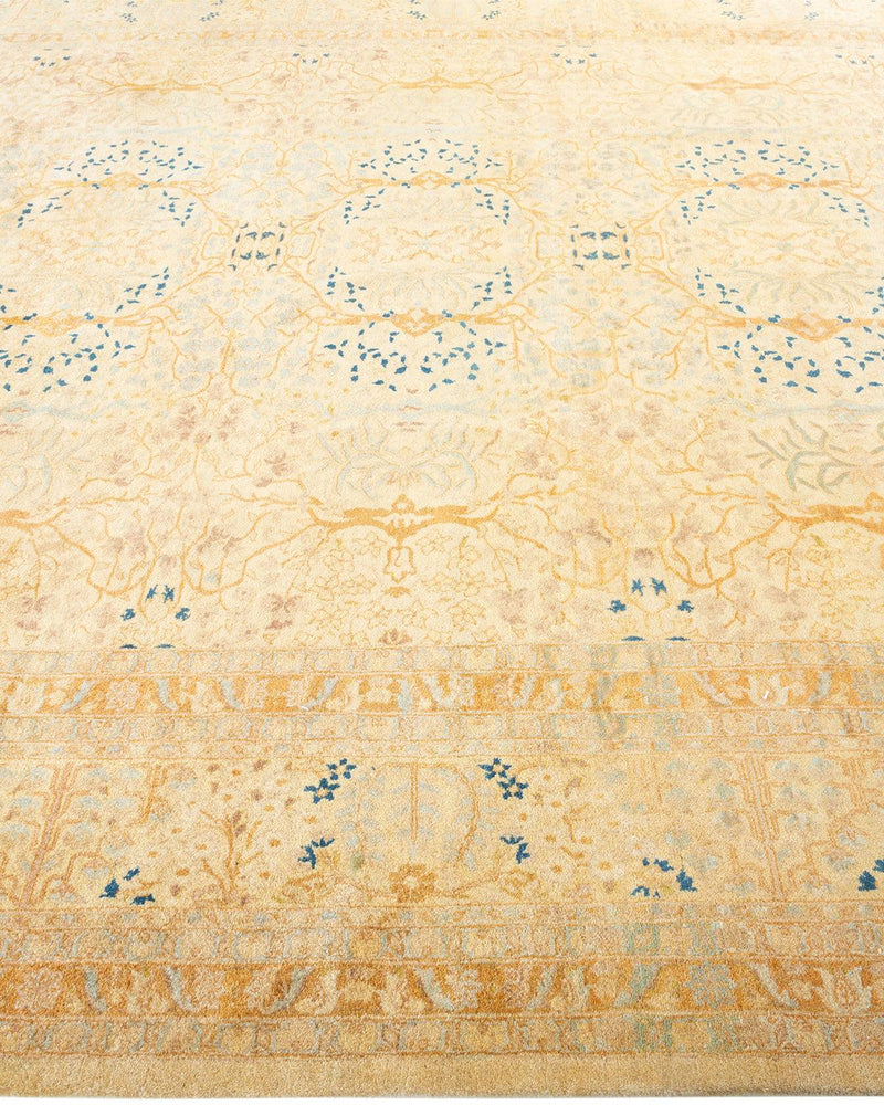 One-of-a-Kind Imported Hand-Knotted Area Rug  - Ivory, 8' 3" x 10' 3" - Modern Rug Importers