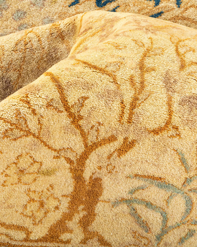 One-of-a-Kind Imported Hand-Knotted Area Rug  - Ivory, 8' 3" x 10' 3" - Modern Rug Importers