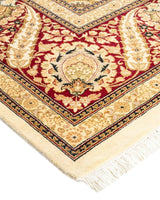 One-of-a-Kind Imported Hand-Knotted Area Rug  - Ivory, 8' 3" x 10' 6" - Modern Rug Importers
