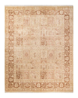 One-of-a-Kind Imported Hand-Knotted Area Rug  - Ivory, 8' 4" x 10' 4" - Modern Rug Importers