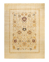 One-of-a-Kind Imported Hand-Knotted Area Rug  - Ivory, 9' 1" x 12' 0" - Modern Rug Importers