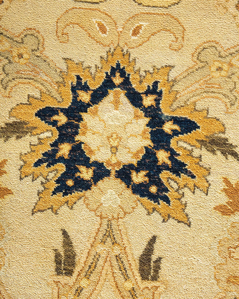 One-of-a-Kind Imported Hand-Knotted Area Rug  - Ivory, 9' 1" x 12' 0" - Modern Rug Importers