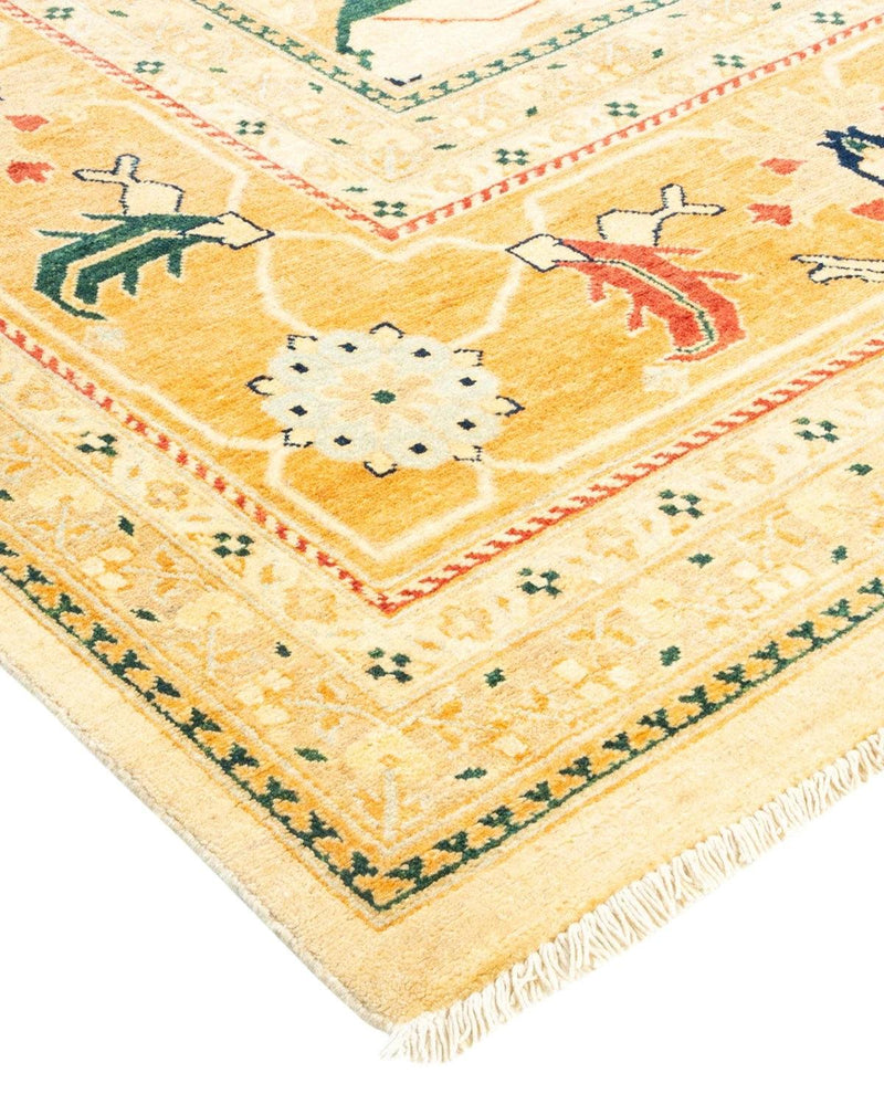 One-of-a-Kind Imported Hand-knotted Area Rug  - Ivory, 9' 1" x 12' 4" - Modern Rug Importers