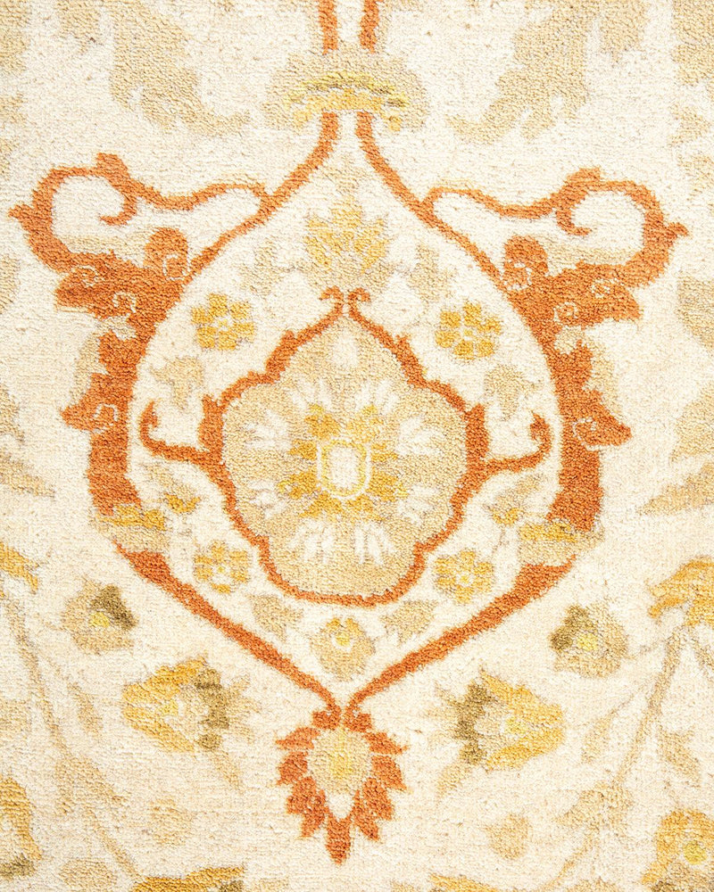 One-of-a-Kind Imported Hand-Knotted Area Rug  - Ivory, 9' 2" x 11' 10" - Modern Rug Importers