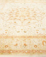 One-of-a-Kind Imported Hand-Knotted Area Rug  - Ivory, 9' 2" x 11' 10" - Modern Rug Importers