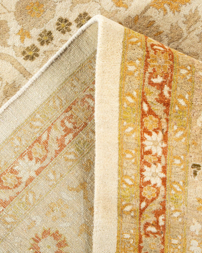 One-of-a-Kind Imported Hand-Knotted Area Rug  - Ivory, 9' 2" x 11' 10" - Modern Rug Importers