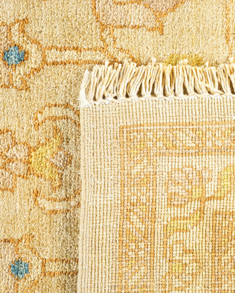 One-of-a-Kind Imported Hand-Knotted Area Rug  - Ivory, 9' 2" x 12' 5" - Modern Rug Importers