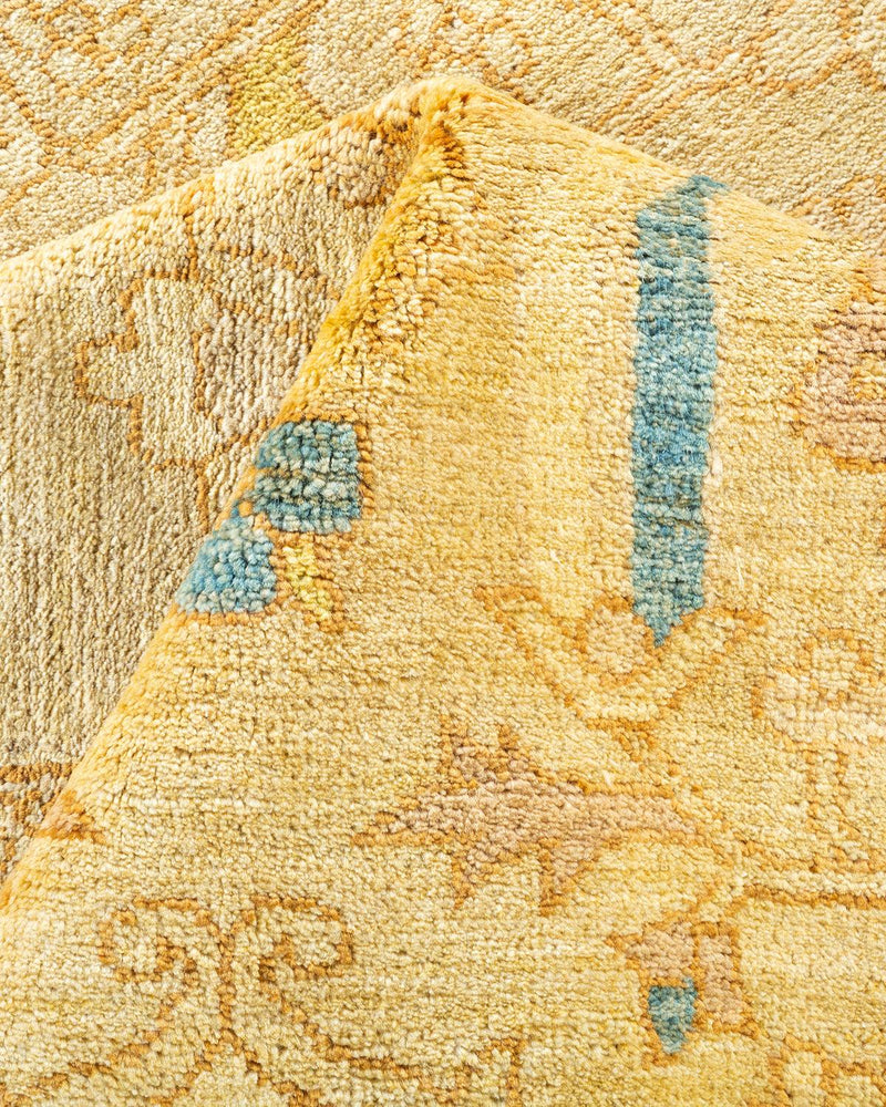 One-of-a-Kind Imported Hand-Knotted Area Rug  - Ivory, 9' 2" x 12' 5" - Modern Rug Importers