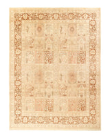 One-of-a-Kind Imported Hand-knotted Area Rug  - Ivory, 9' 4" x 12' 3" - Modern Rug Importers