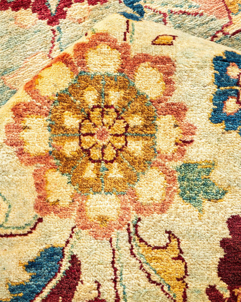 One-of-a-Kind Imported Hand-Knotted Area Rug  - Light Blue, 8' 1" x 10' 2" - Modern Rug Importers