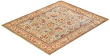 One-of-a-Kind Imported Hand-Knotted Area Rug  - Light Blue, 8' 1" x 10' 2" - Modern Rug Importers