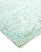 One-of-a-Kind Imported Hand-Knotted Area Rug  - Light Blue, 8' 2" x 9' 10" - Modern Rug Importers