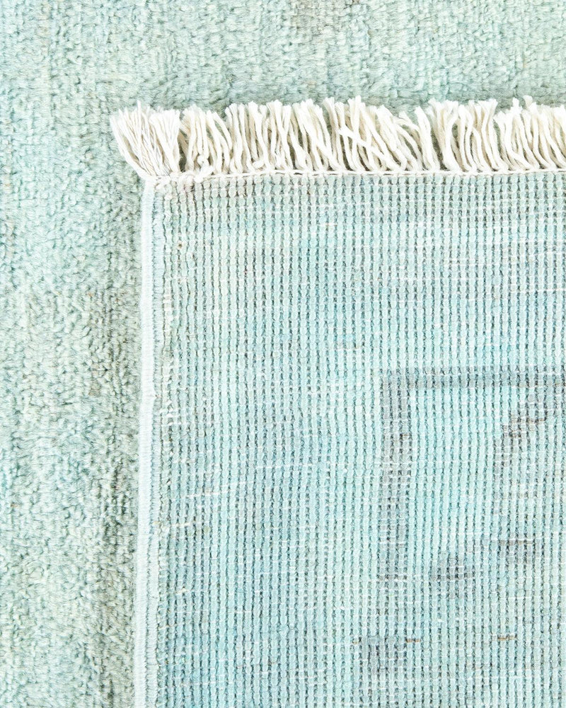 One-of-a-Kind Imported Hand-Knotted Area Rug  - Light Blue, 8' 2" x 9' 10" - Modern Rug Importers