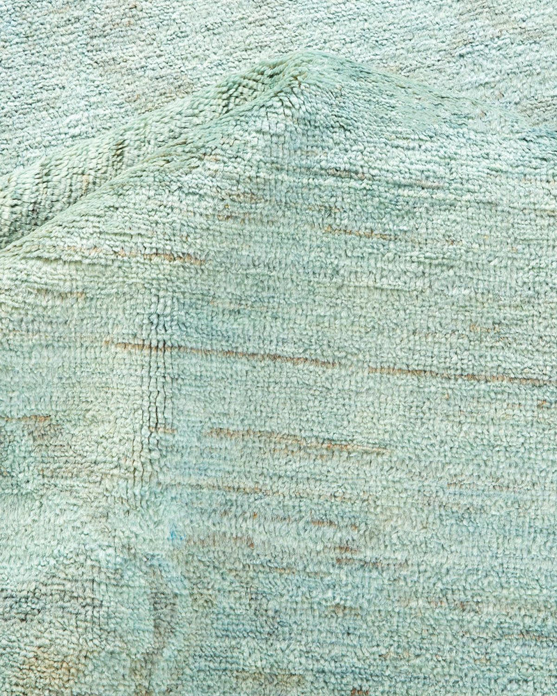 One-of-a-Kind Imported Hand-Knotted Area Rug  - Light Blue, 8' 2" x 9' 10" - Modern Rug Importers