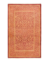 One-of-a-Kind Imported Hand-knotted Area Rug  - Orange, 2' 8" x 4' 1" - Modern Rug Importers