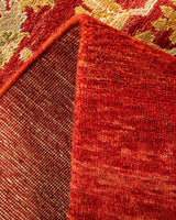 One-of-a-Kind Imported Hand-Knotted Area Rug  - Orange, 8' 10" x 12' 2" - Modern Rug Importers