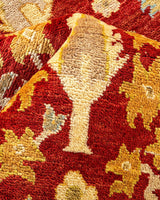 One-of-a-Kind Imported Hand-Knotted Area Rug  - Orange, 8' 10" x 12' 2" - Modern Rug Importers