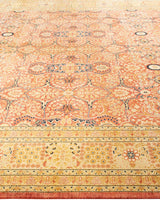 One-of-a-Kind Imported Hand-Knotted Area Rug  - Orange, 8' 2" x 10' 4" - Modern Rug Importers