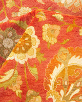 One-of-a-Kind Imported Hand-Knotted Area Rug  - Orange, 9' 2" x 12' 0" - Modern Rug Importers