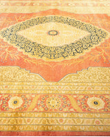 One-of-a-Kind Imported Hand-Knotted Area Rug  - Orange, 9' 2" x 12' 5" - Modern Rug Importers