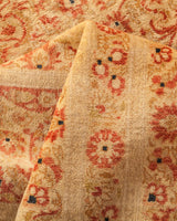 One-of-a-Kind Imported Hand-knotted Area Rug  - Orange, 9' 2" x 12' 6" - Modern Rug Importers