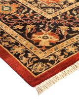 One-of-a-Kind Imported Hand-knotted Area Rug  - Orange, 9' 3" x 12' 1" - Modern Rug Importers