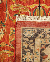 One-of-a-Kind Imported Hand-knotted Area Rug  - Orange, 9' 3" x 12' 1" - Modern Rug Importers