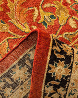 One-of-a-Kind Imported Hand-knotted Area Rug  - Orange, 9' 3" x 12' 1" - Modern Rug Importers