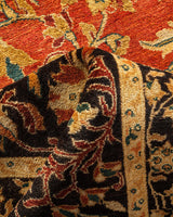 One-of-a-Kind Imported Hand-knotted Area Rug  - Orange, 9' 3" x 12' 1" - Modern Rug Importers