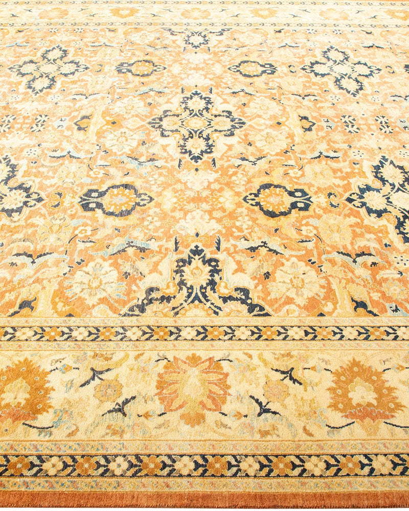 One-of-a-Kind Imported Hand-Knotted Area Rug  - Pink, 8' 1" x 9' 10" - Modern Rug Importers