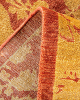 One-of-a-Kind Imported Hand-Knotted Area Rug  - Pink, 8' 3" x 10' 1" - Modern Rug Importers