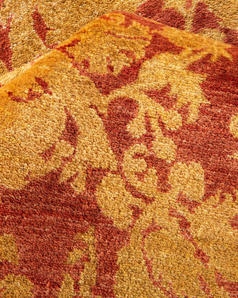 One-of-a-Kind Imported Hand-Knotted Area Rug  - Pink, 8' 3" x 10' 1" - Modern Rug Importers