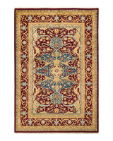 One-of-a-Kind Imported Hand-knotted Area Rug  - Purple, 6' 1" x 9' 0" - Modern Rug Importers