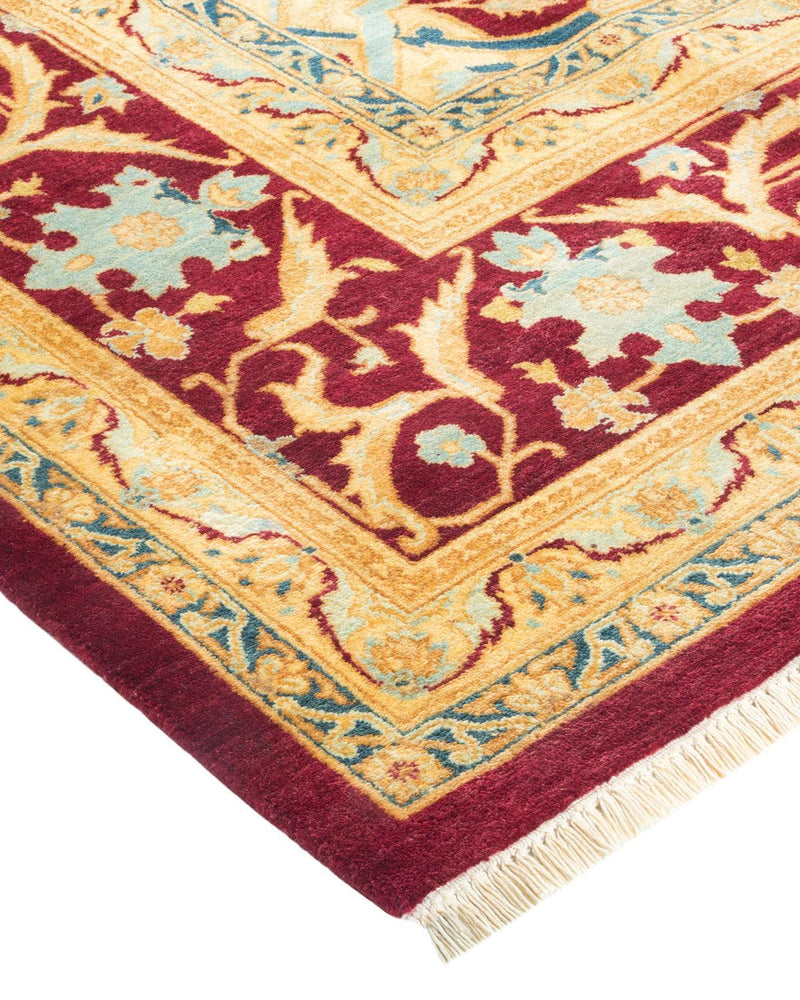 One-of-a-Kind Imported Hand-knotted Area Rug  - Purple, 6' 1" x 9' 0" - Modern Rug Importers