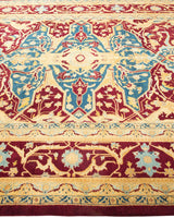 One-of-a-Kind Imported Hand-knotted Area Rug  - Purple, 6' 1" x 9' 0" - Modern Rug Importers