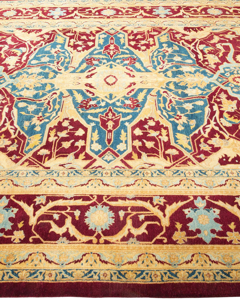 One-of-a-Kind Imported Hand-knotted Area Rug  - Purple, 6' 1" x 9' 0" - Modern Rug Importers