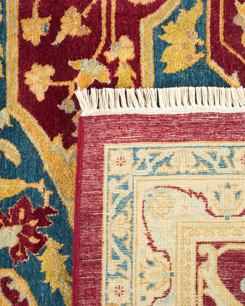 One-of-a-Kind Imported Hand-knotted Area Rug  - Purple, 6' 1" x 9' 0" - Modern Rug Importers