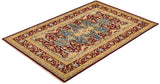 One-of-a-Kind Imported Hand-knotted Area Rug  - Purple, 6' 1" x 9' 0" - Modern Rug Importers
