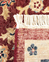 One-of-a-Kind Imported Hand-knotted Area Rug  - Red,  6' 1" x 9' 1" - Modern Rug Importers