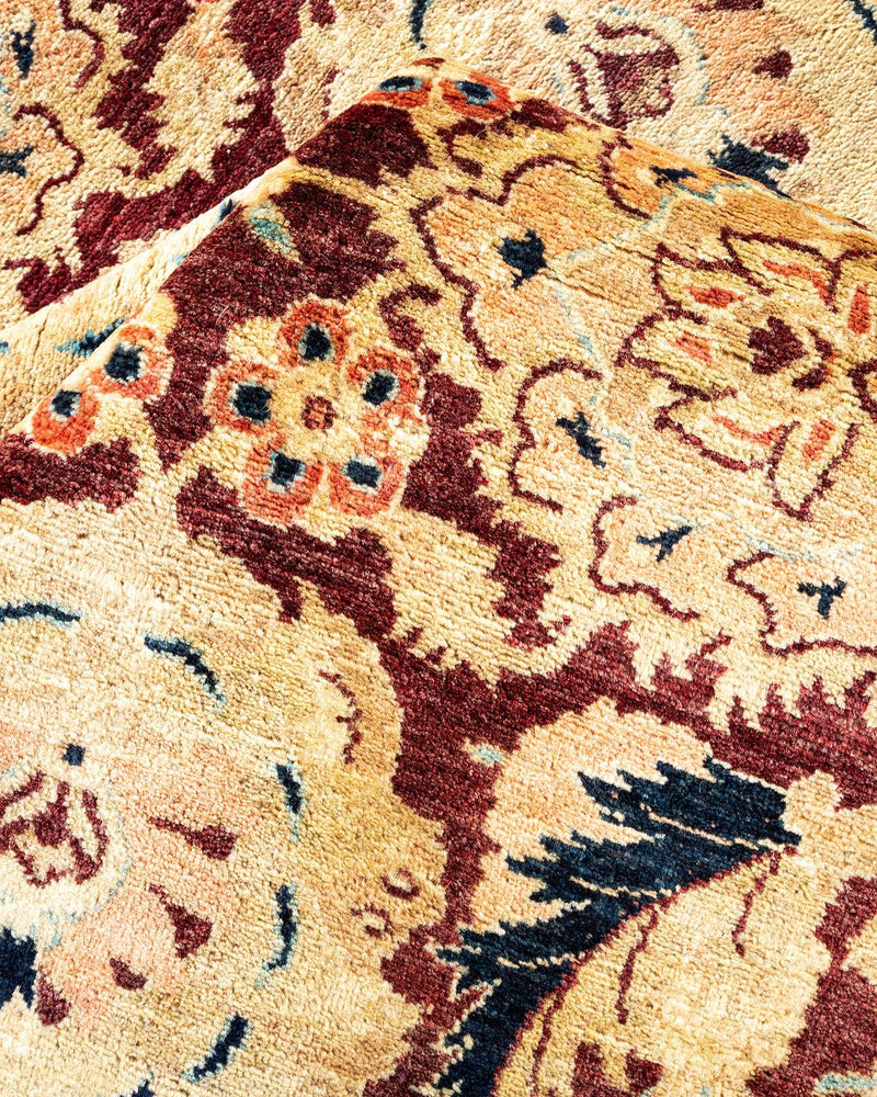One-of-a-Kind Imported Hand-knotted Area Rug  - Red,  6' 1" x 9' 1" - Modern Rug Importers