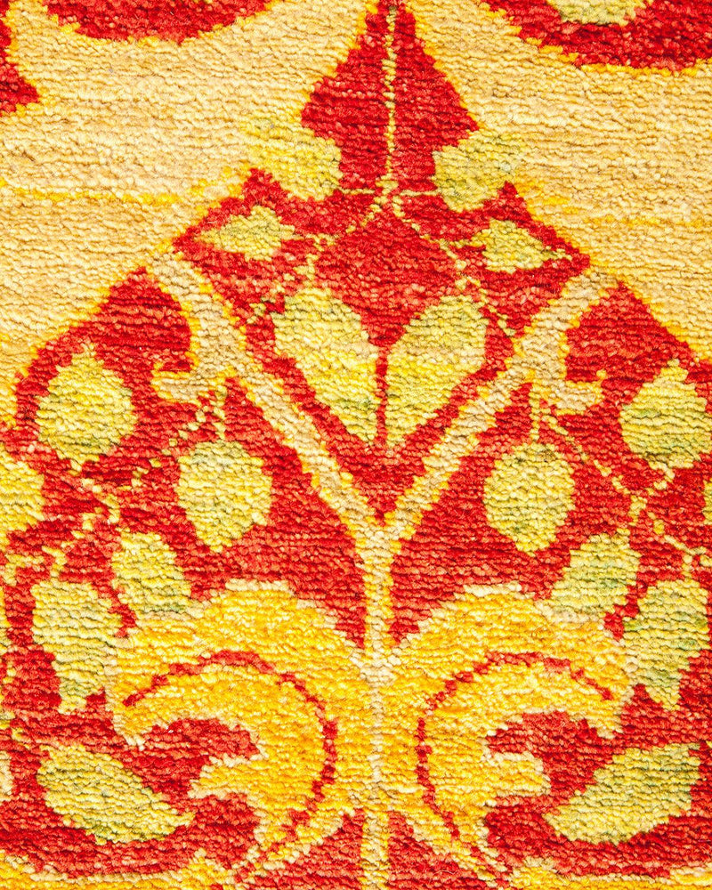 One-of-a-Kind Imported Hand-knotted Area Rug  - Red, 6' 3" x 8' 9" - Modern Rug Importers