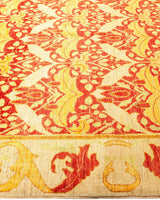 One-of-a-Kind Imported Hand-knotted Area Rug  - Red, 6' 3" x 8' 9" - Modern Rug Importers